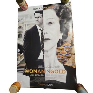 Woman in Gold 2015 Promo Movie Poster 27x40 Helen Mirren, Ryan Reynolds